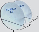 Антенна спутниковая SUPRAL 1.2 офсет +крепление